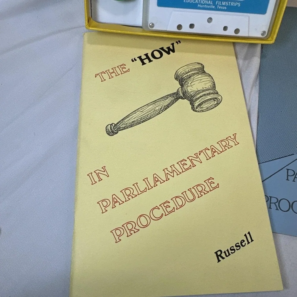 VTG Educational Multimedia Kit Russell Parliamentary Procedure NIB w/ Filmstips